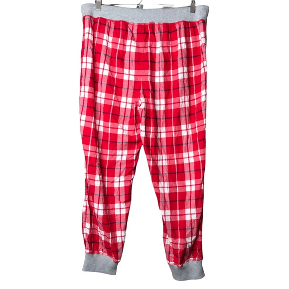 Aerie Plaid Tartan Pajama Pants Bottoms Jogger Sleep Cozy PJs Pockets - Picture 7 of 11